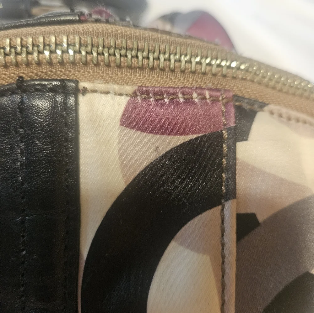 Coach Madison Audrey Op Art Bag
